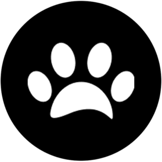pawtanical black and white paw logo